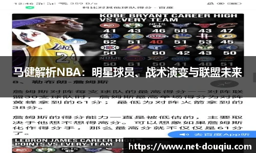 马健解析NBA：明星球员、战术演变与联盟未来